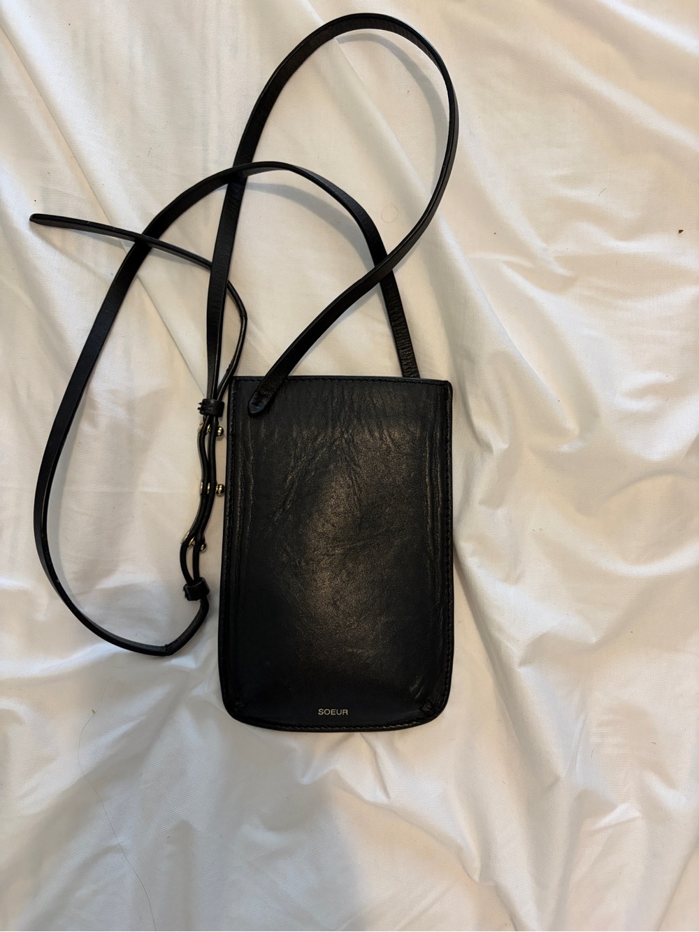 SOEUR leather phone bag